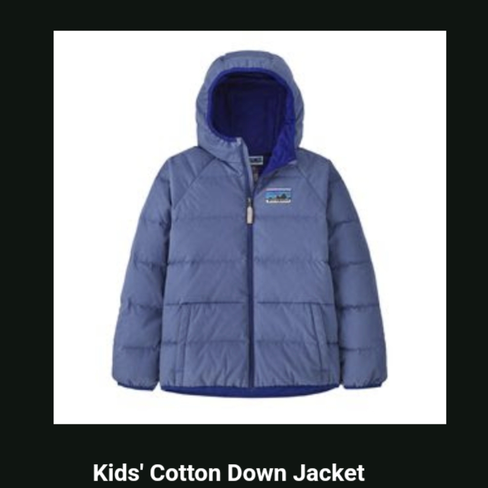 NWOT Patagonia Cotton Down Puffer Jacket
